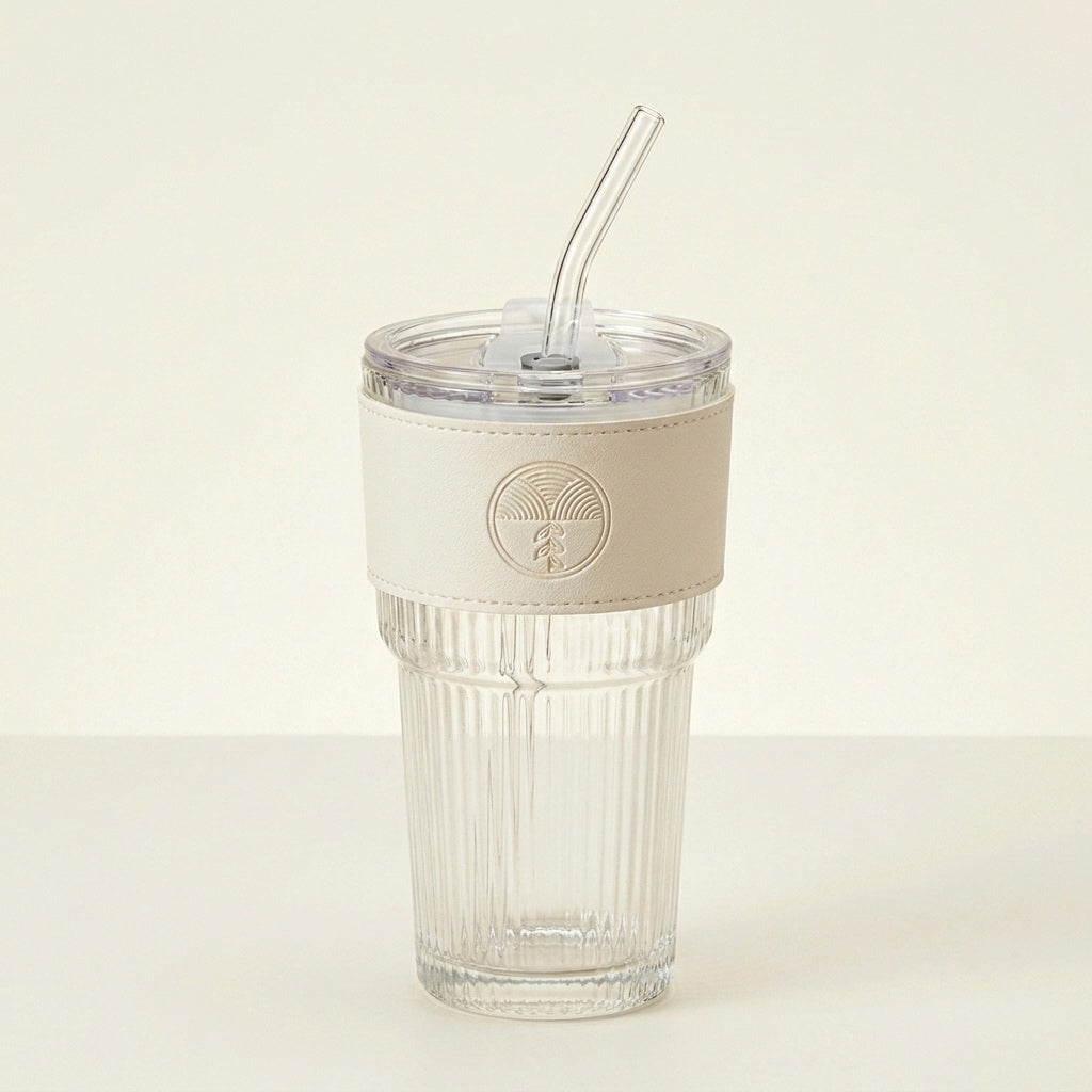 Koitcha Ribbed Glass Tumbler